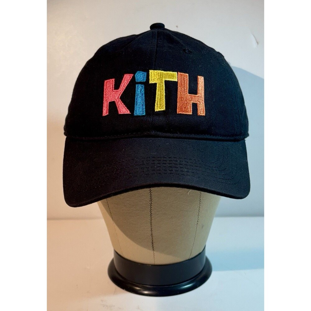 Kith SpongeBob Nickelodeon Collab Cap Adjustable Black Dad Hat Embroidered HTF